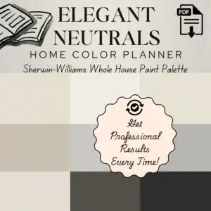 Elegant Neutrals Sherwin Williams Whole Home Paint Color Palette
